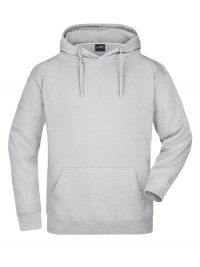 Hoodie Herren Grau Meliert